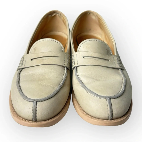 TOD’S Leather Penny Loafers Driving Shoes 34 - Picture 5 of 9